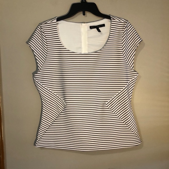 White House Black Market - Striped Top - Sz 12 - Picture 2 of 5